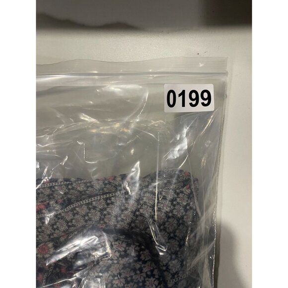 Pull & Bear Womens Floral Maxi Dress Black & Pink Viscose Size M - Picture 14 of 14